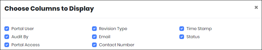 Portal User Audit History - CyLock