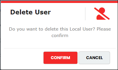 Deleting Local User - CyLock
                                