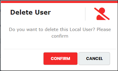 Deleting Local User - CyLock
                                