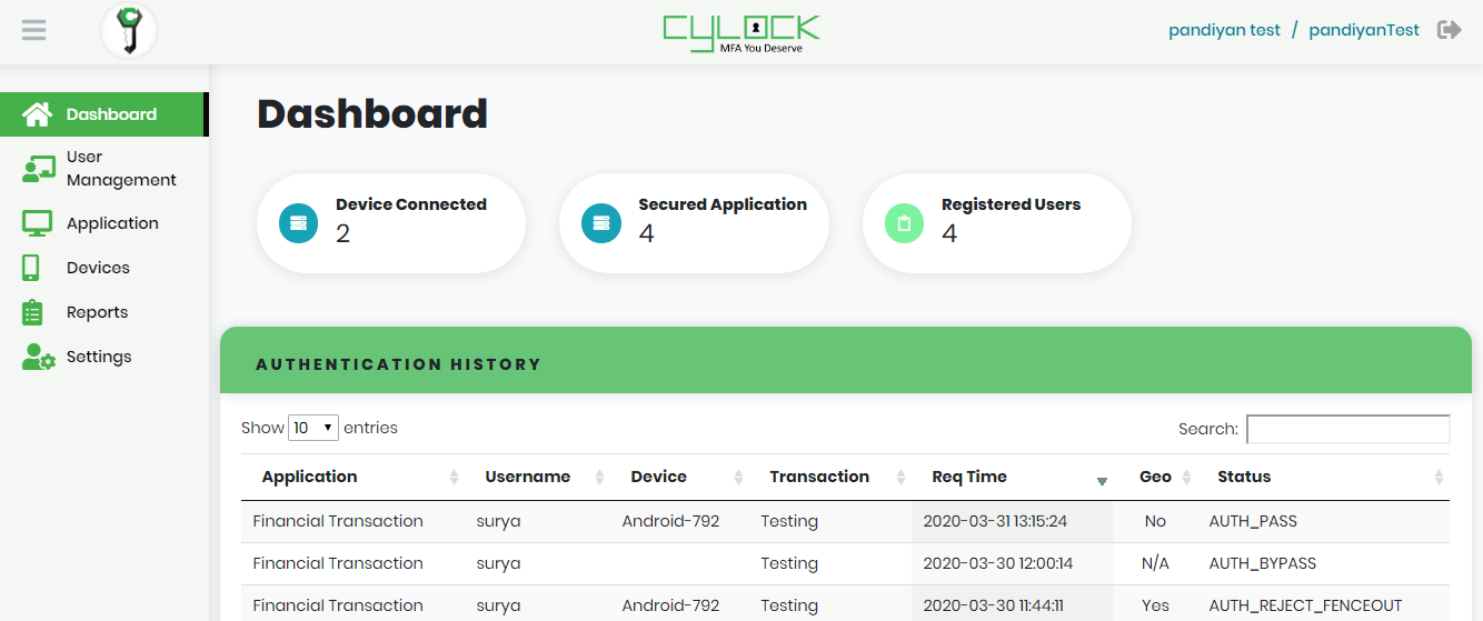 Steps to login to portal - CyLock